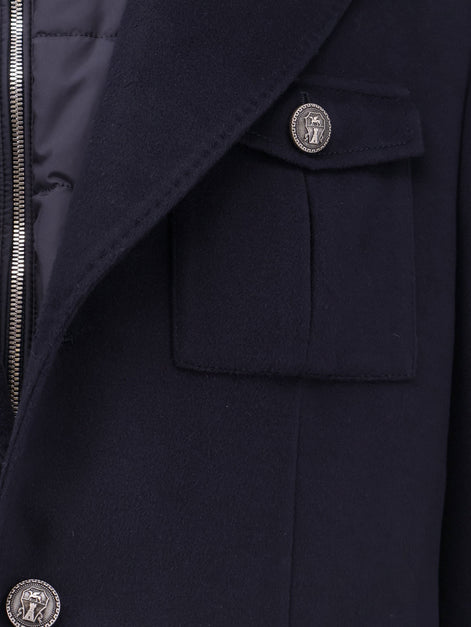 Brunello Cucinelli Virgin wool jacket with internal padded vest