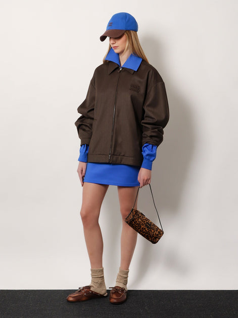 Virgin wool jacket with Logo detail