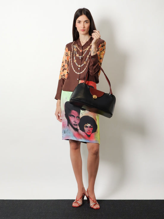 Vivian leather shoulder bag