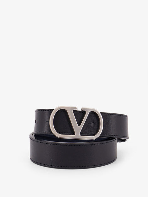 Vlogo leather reversible belt