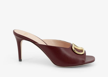 VLogo Signature Leather Sandals