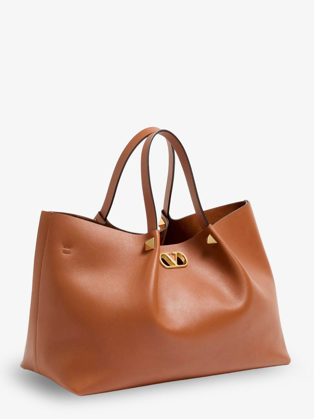Valentino Garavani VLogo Signature Leather Tote Bag