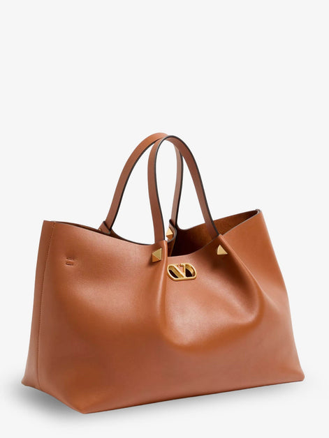 Valentino Garavani VLogo Signature Leather Tote Bag