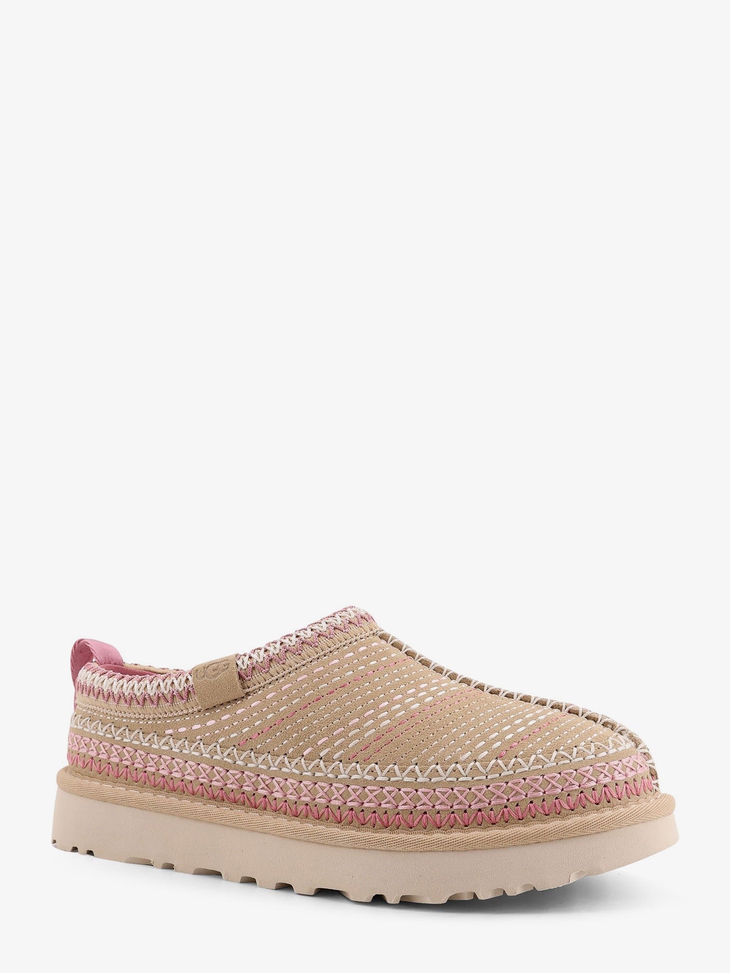 W Tasman Meadow suede sandals with multicolor stitching