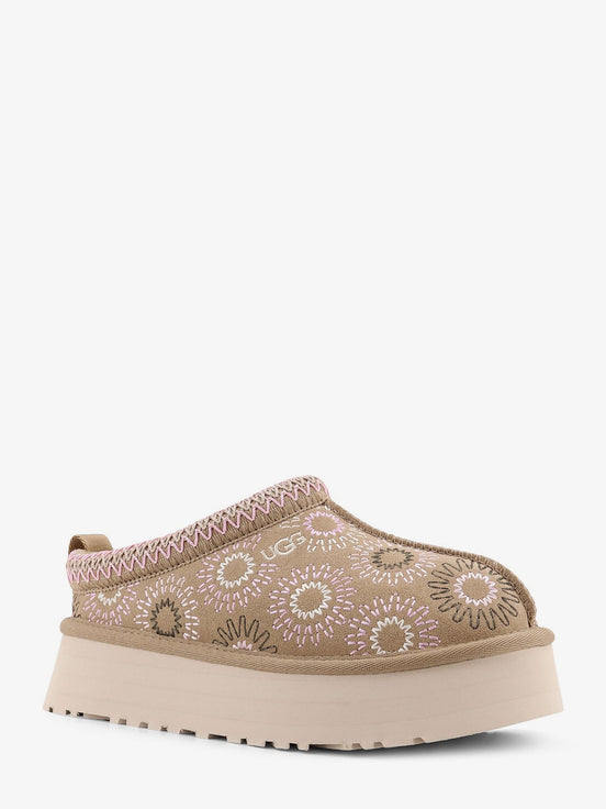 W Tazz suede sandals with multicolor embroidery