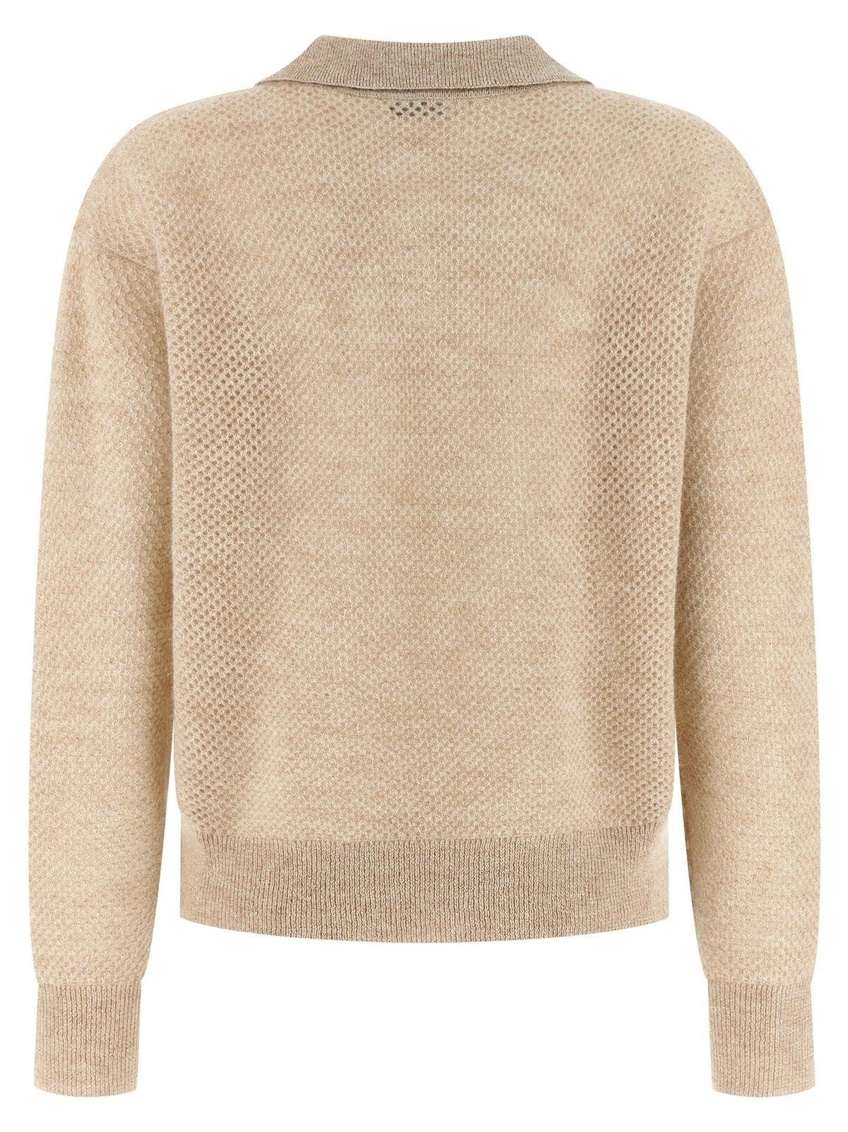 Brunello Cucinelli Waffle processing polo shirt