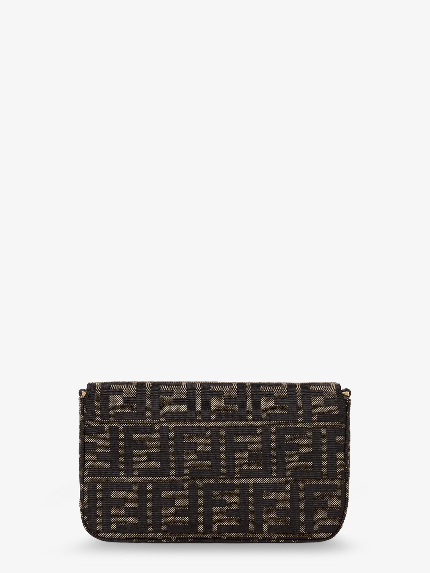 Fendi Wallet on Chain Tube FF Zucca Fabric crossbody bag