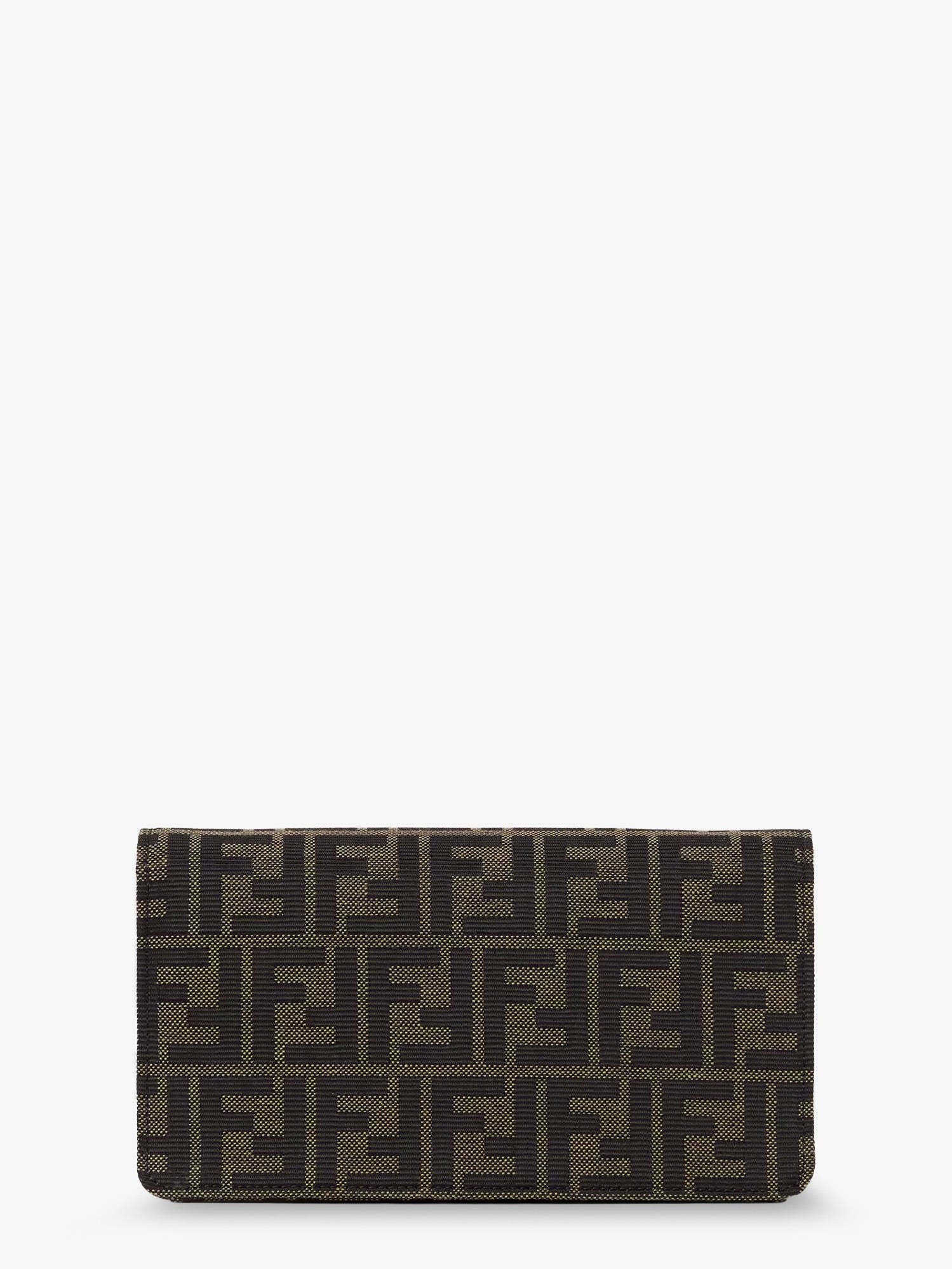 Fendi Wallet on Chain Tube FF Zucca fabric crossbody bag