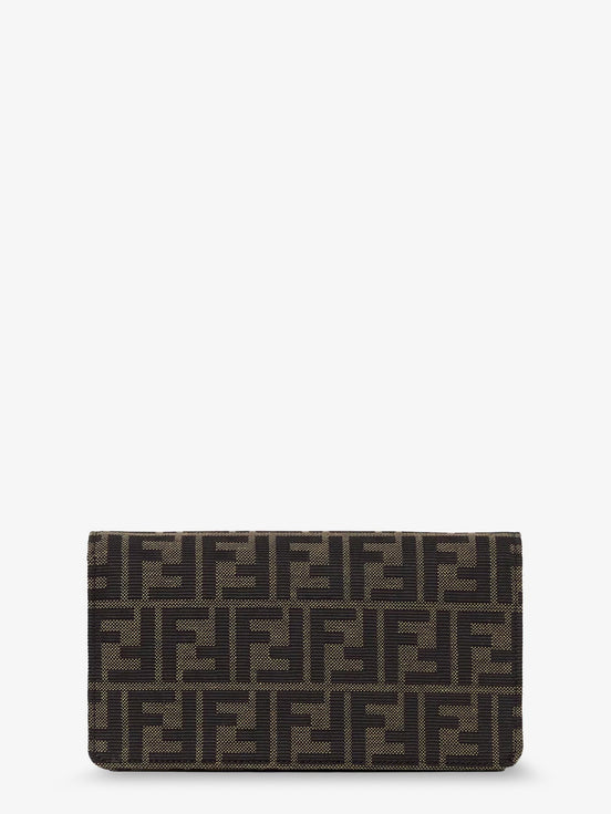 Fendi Wallet on Chain Tube FF Zucca fabric crossbody bag