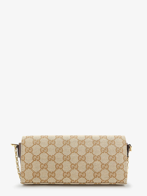 Gucci Wallet with chain and Horse Clip