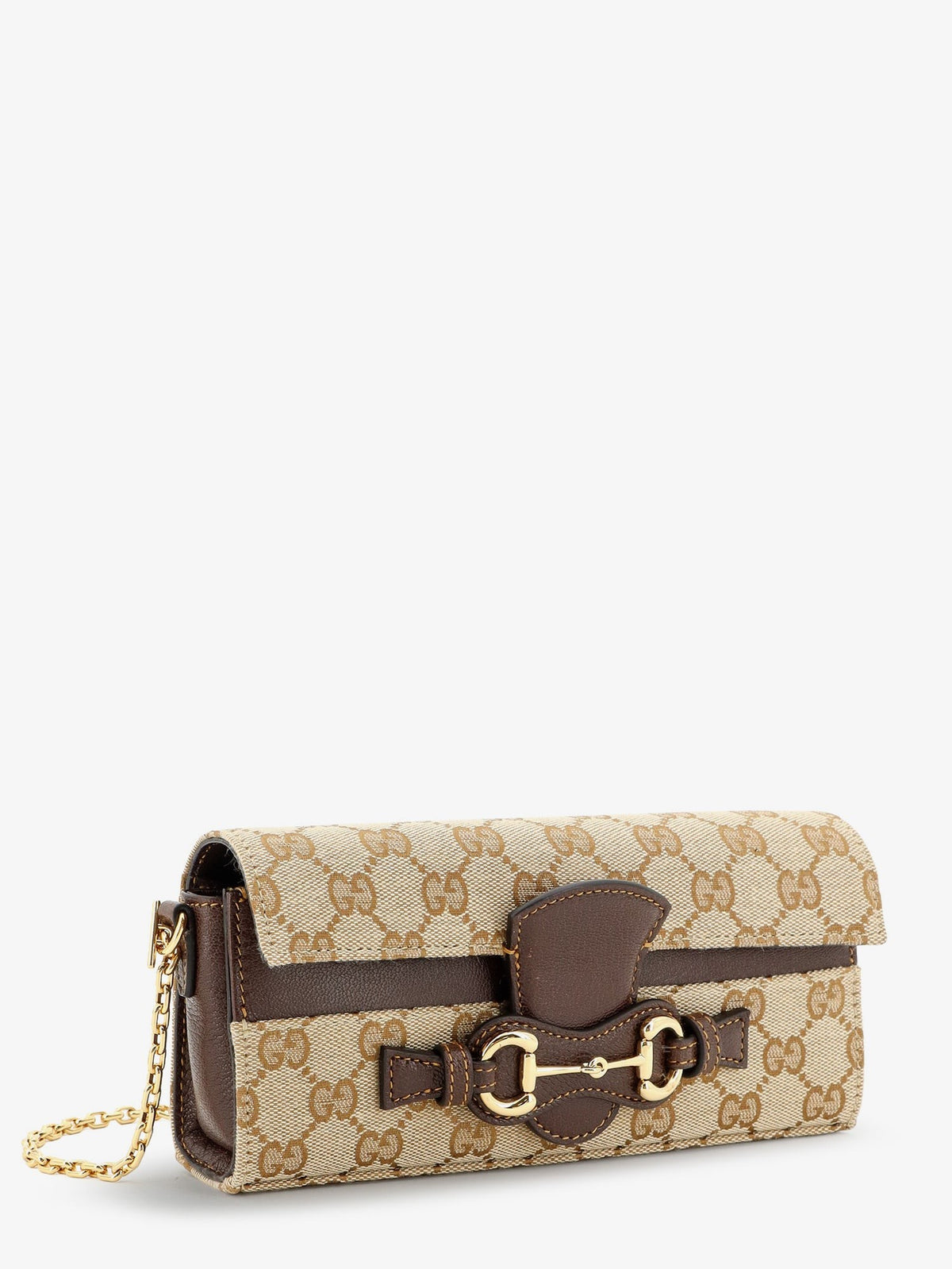 Gucci Wallet with chain and Horse Clip