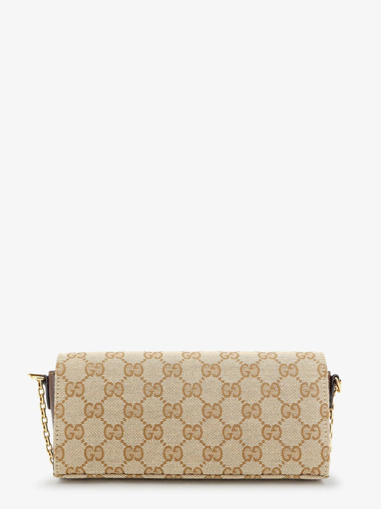 Gucci Wallet with chain and Horse Clip