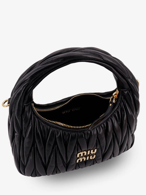 Miu Miu Wander matelassé leather crossbody bag