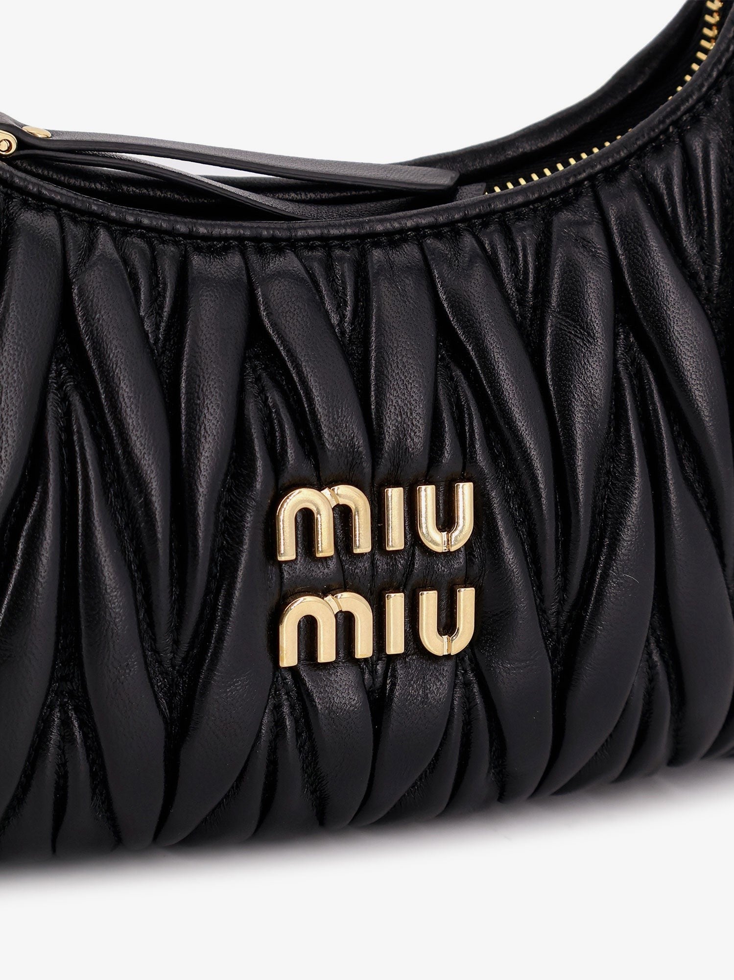Miu Miu Wander matelassé leather crossbody bag