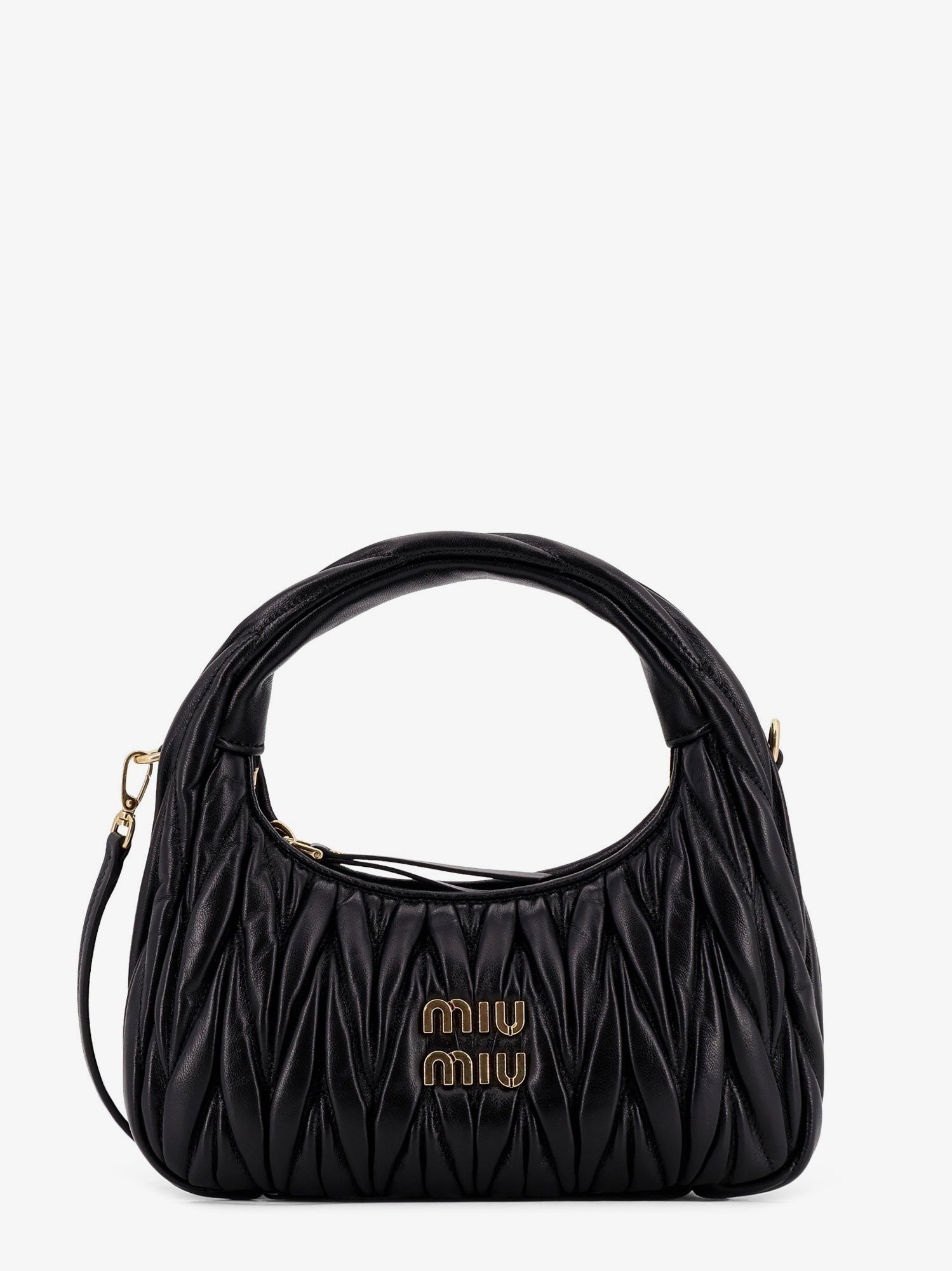 Wander matelassé leather crossbody bag