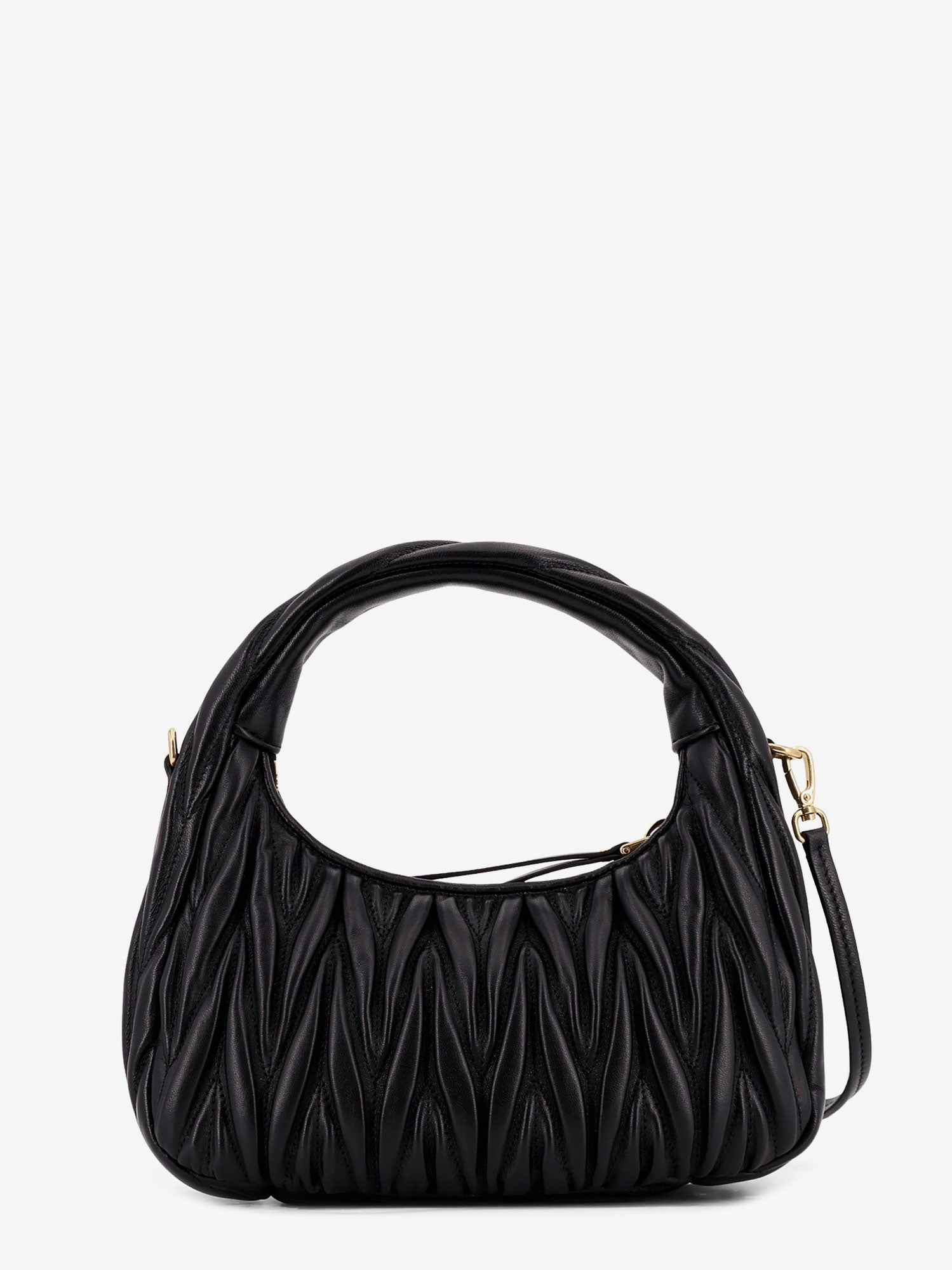 Miu Miu Wander matelassé leather crossbody bag