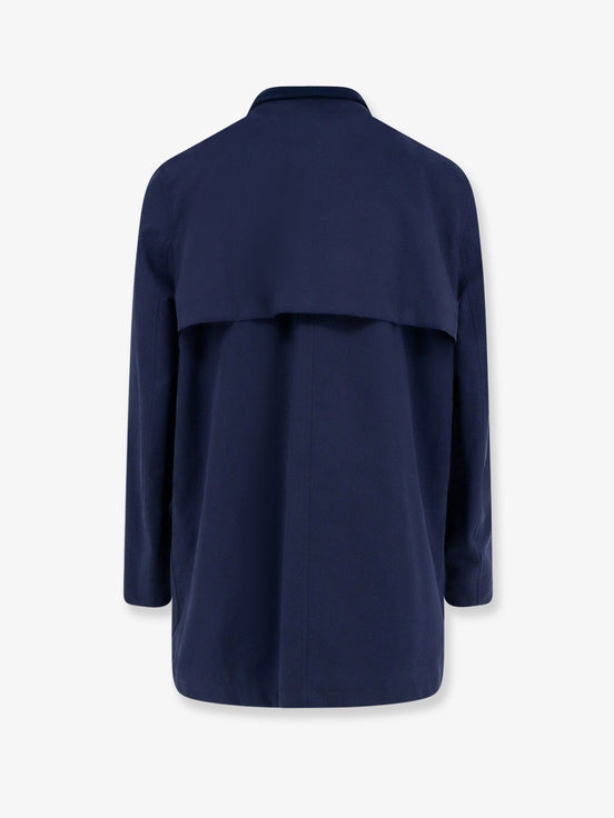 Water-resistant jacket with hooks