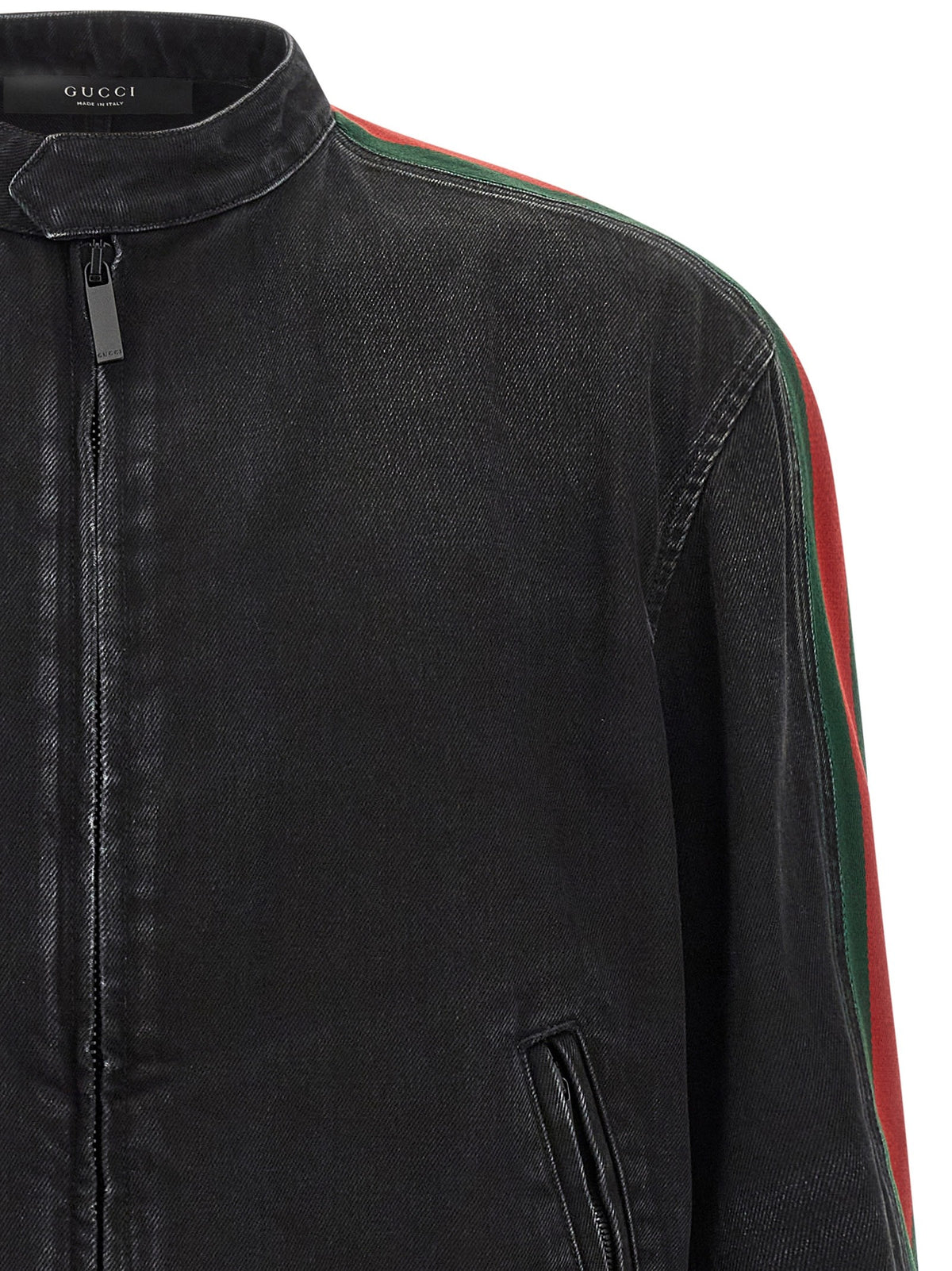 Gucci 'Web' biker jacket