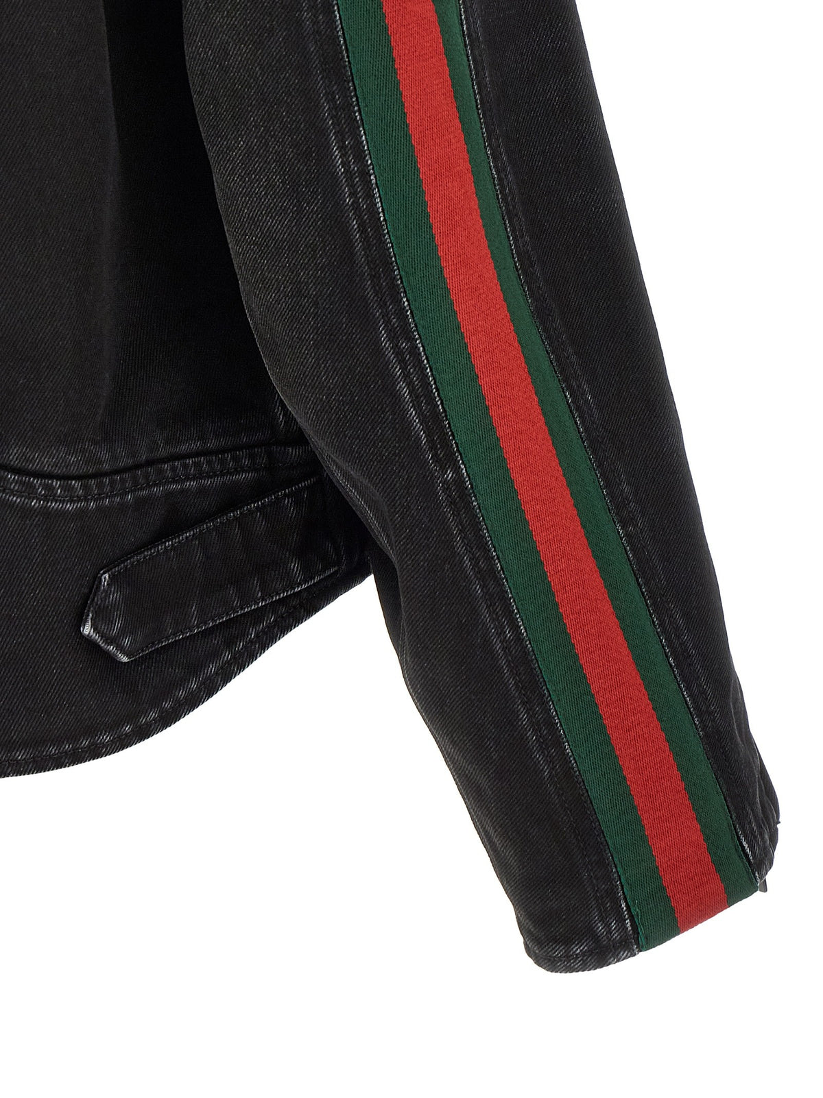 Gucci 'Web' biker jacket