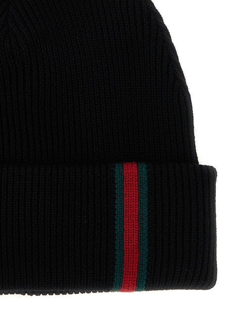Gucci Web detail beanie