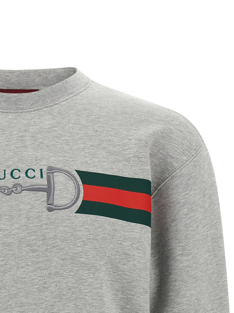 Web Ribbon and Horsebit Sweatshirt