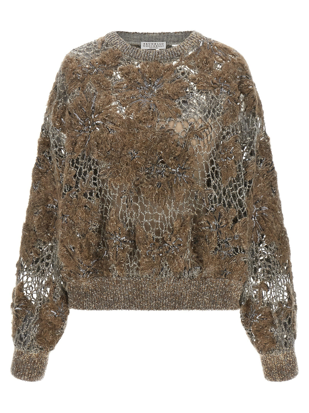 'Whispering Bloom Embroidery' sweater