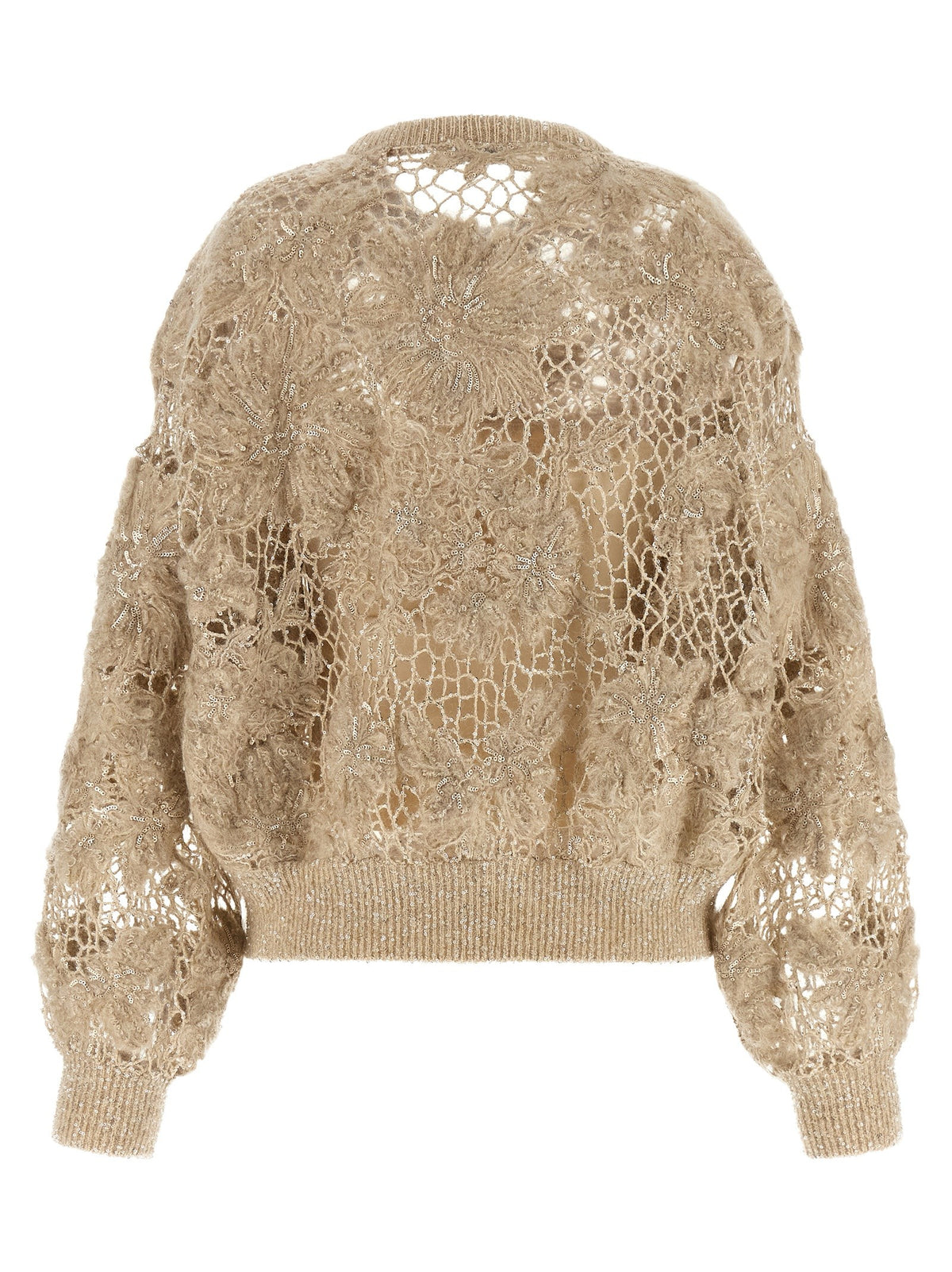 Brunello Cucinelli 'Whispering Bloom Embroidery' sweater