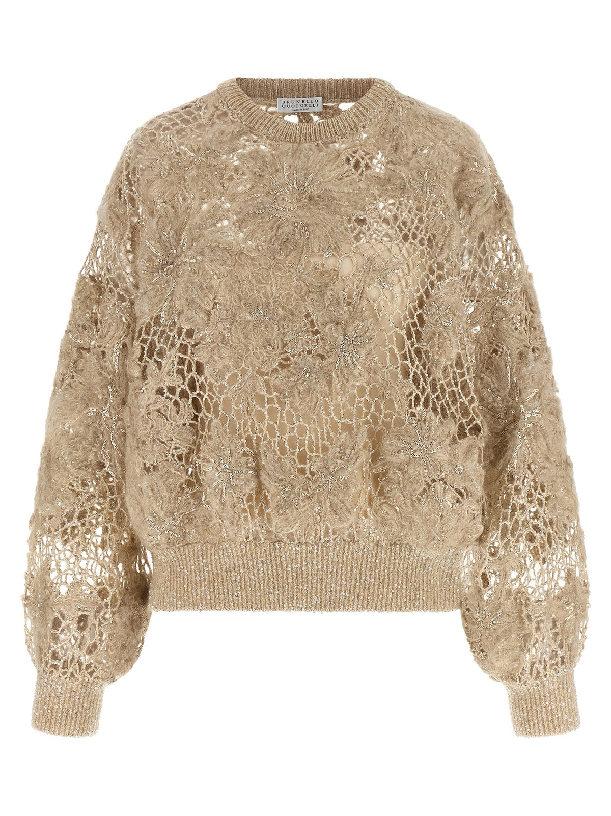 'Whispering Bloom Embroidery' sweater