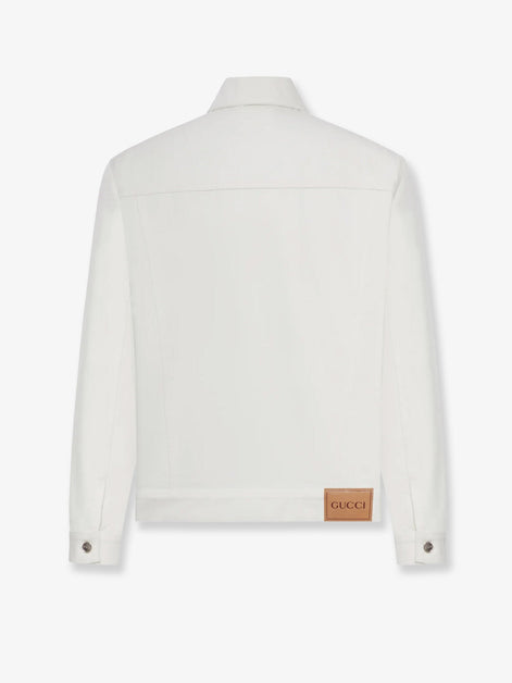 White denim jacket