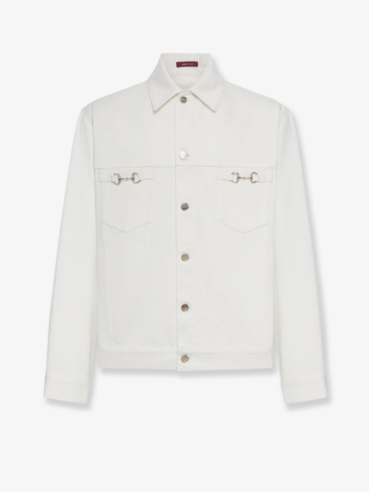 White denim jacket