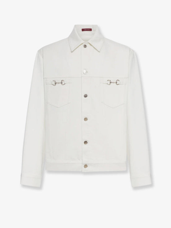 White denim jacket