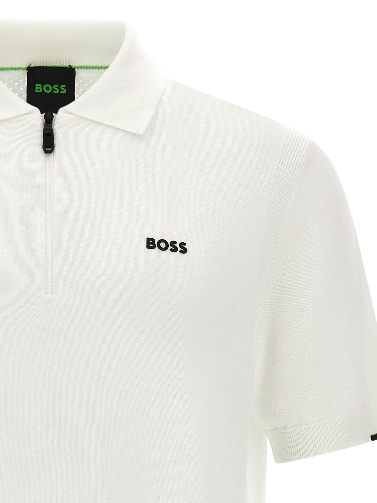 HUGO BOSS White 'Ever-X' polo shirt