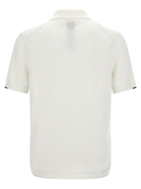 HUGO BOSS White 'Ever-X' polo shirt