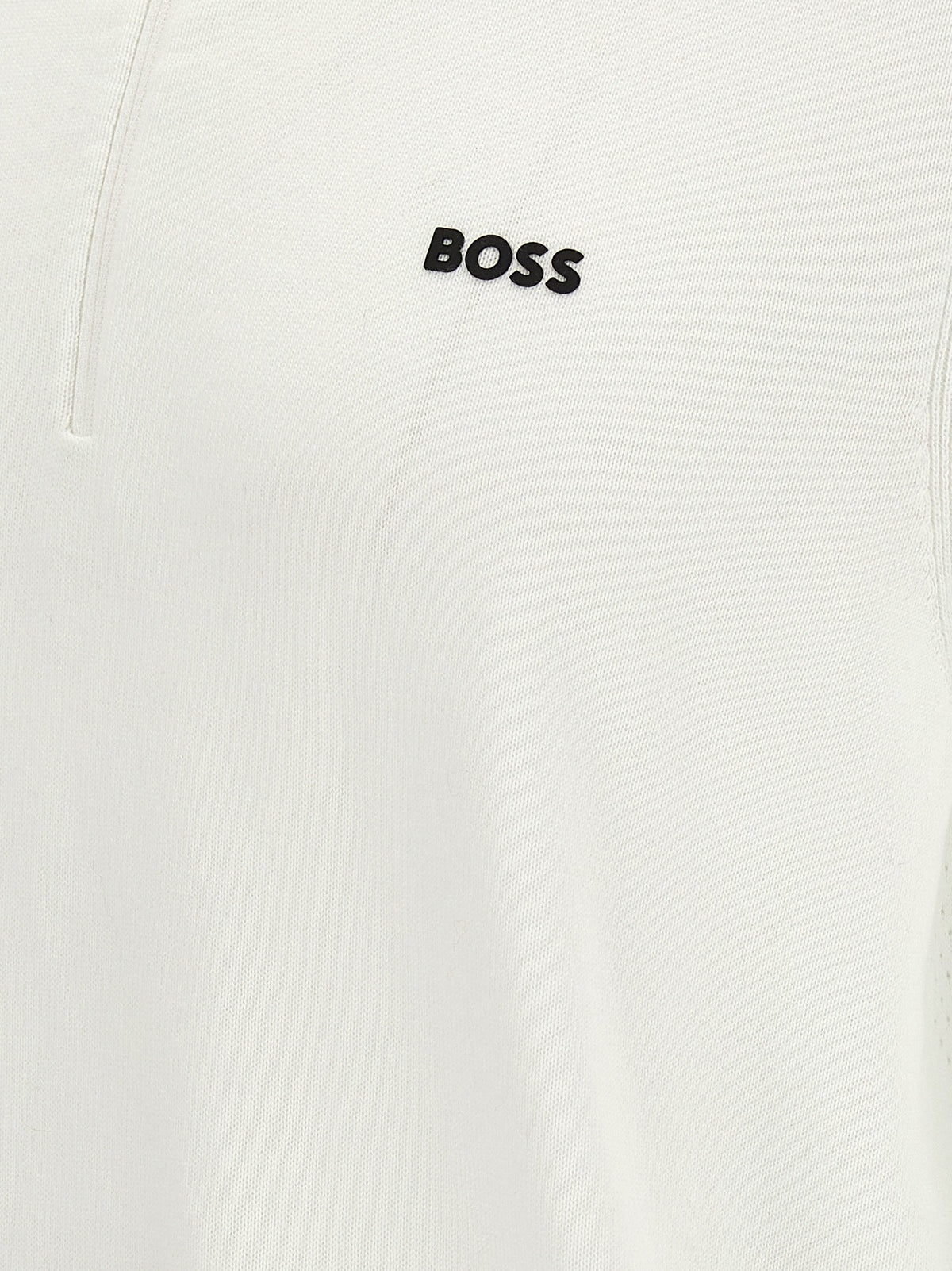 HUGO BOSS White 'Ever-X' polo shirt