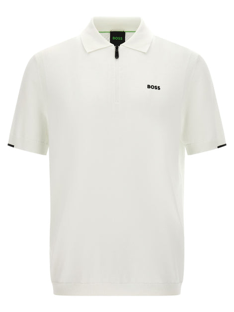 White 'Ever-X' polo shirt