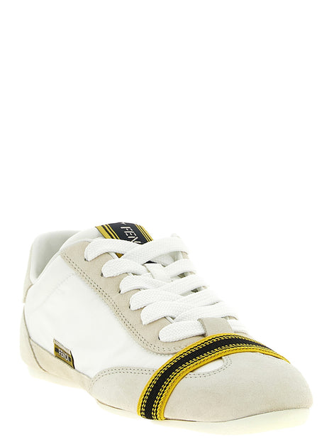 Fendi White 'Fendi Wrap' sneakers