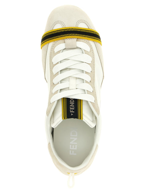 Fendi White 'Fendi Wrap' sneakers