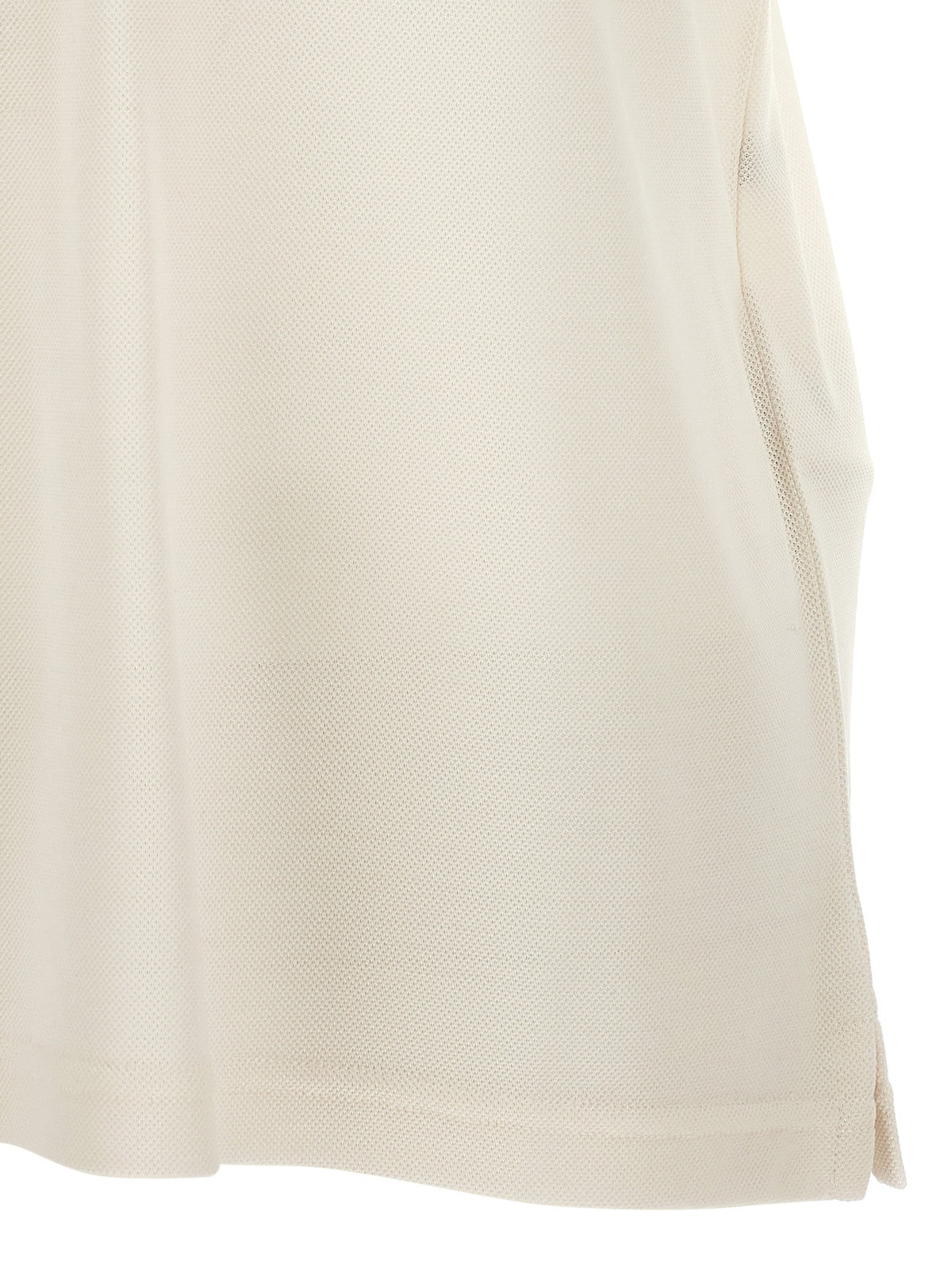 Gucci White 'Web' polo shirt