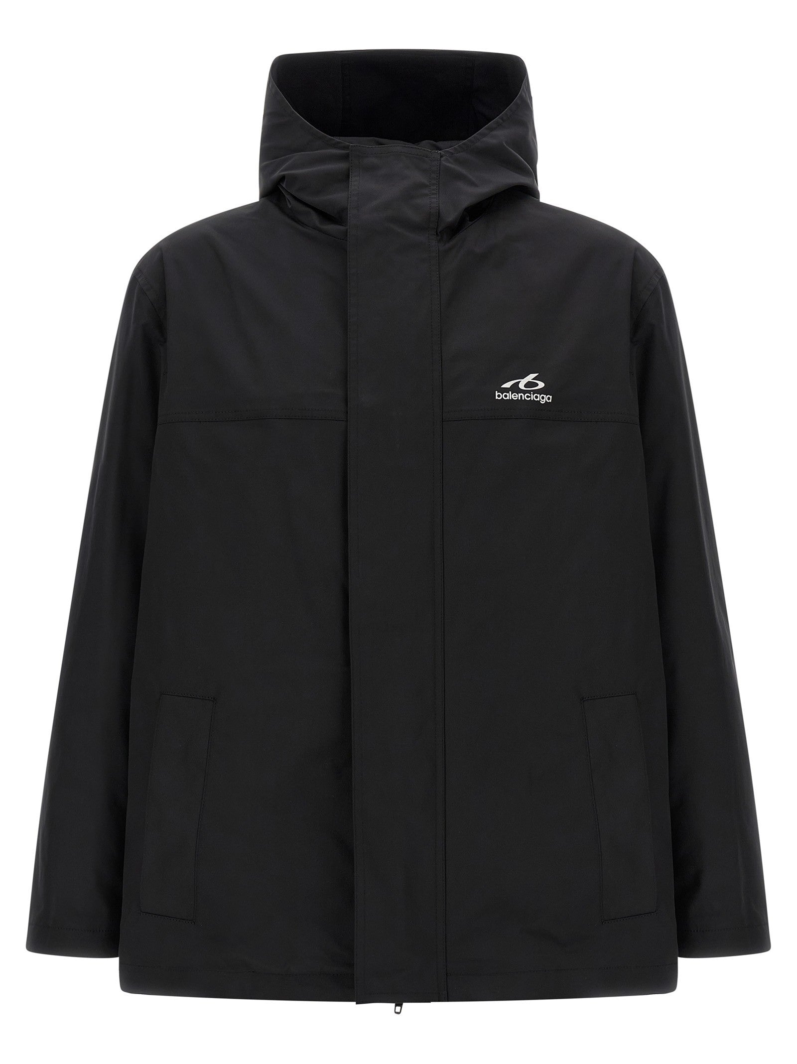 Windbreaker with logo