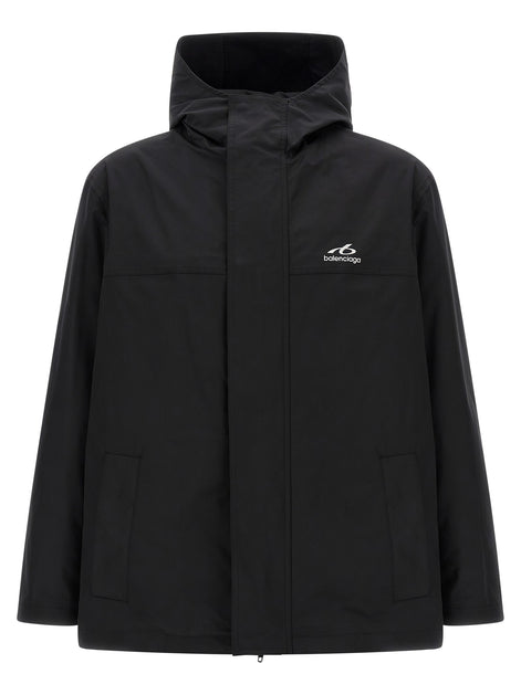 Windbreaker with logo