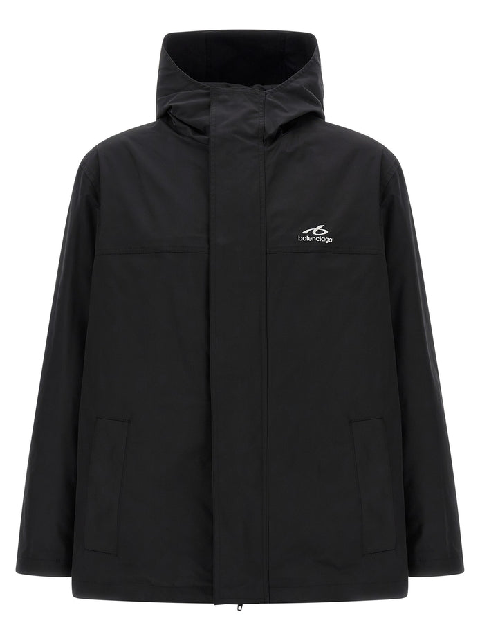 Windbreaker with logo