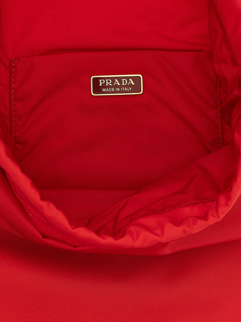 'Wish in Re-Nylon' pouch with logo