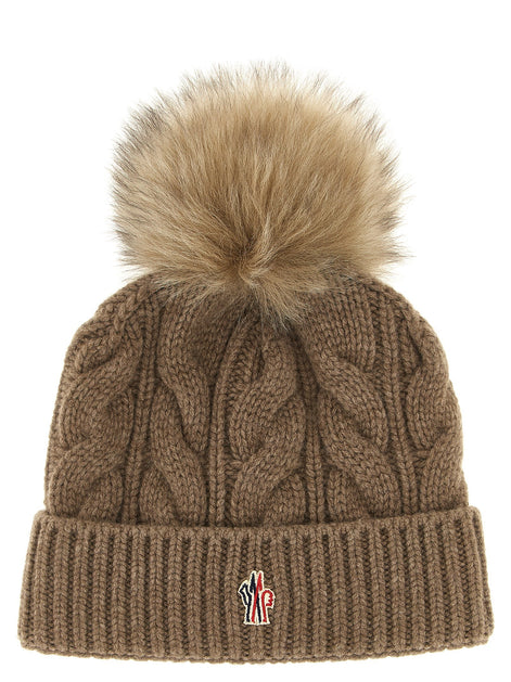 Wool and cashmere beanie