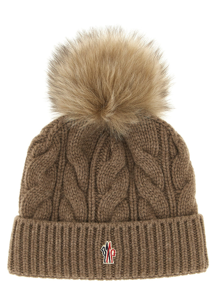 Wool and cashmere beanie
