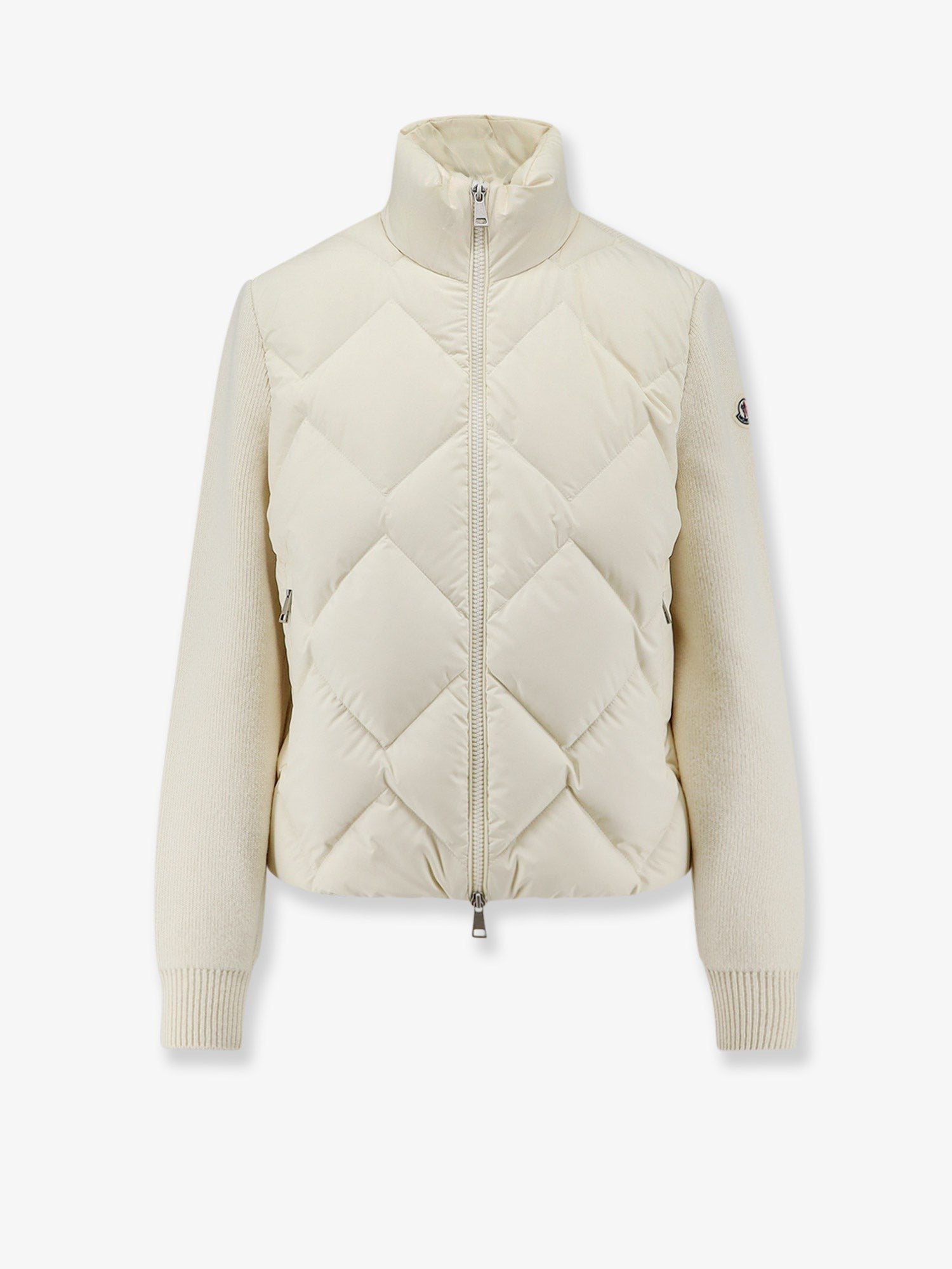 Wool and cashmere blend padded jacket