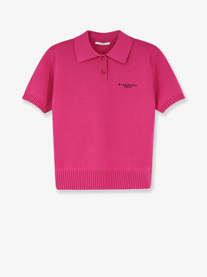 Wool and cashmere polo shirt