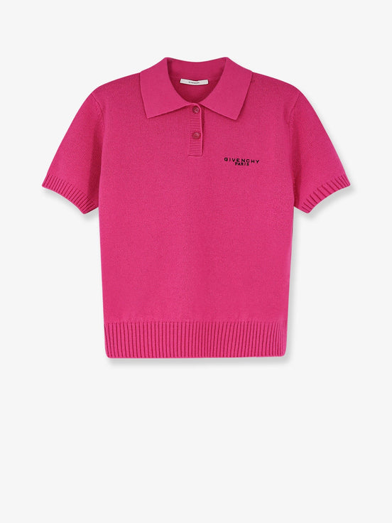 Wool and cashmere polo shirt