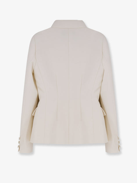 Wool and silk blend jacket