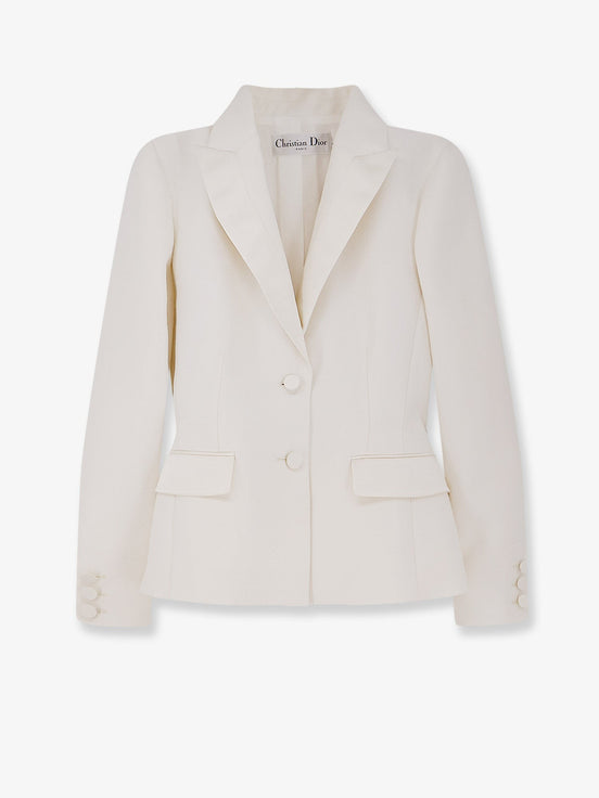 Wool and silk blend jacket