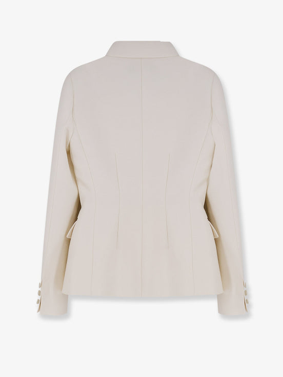 Wool and silk blend jacket
